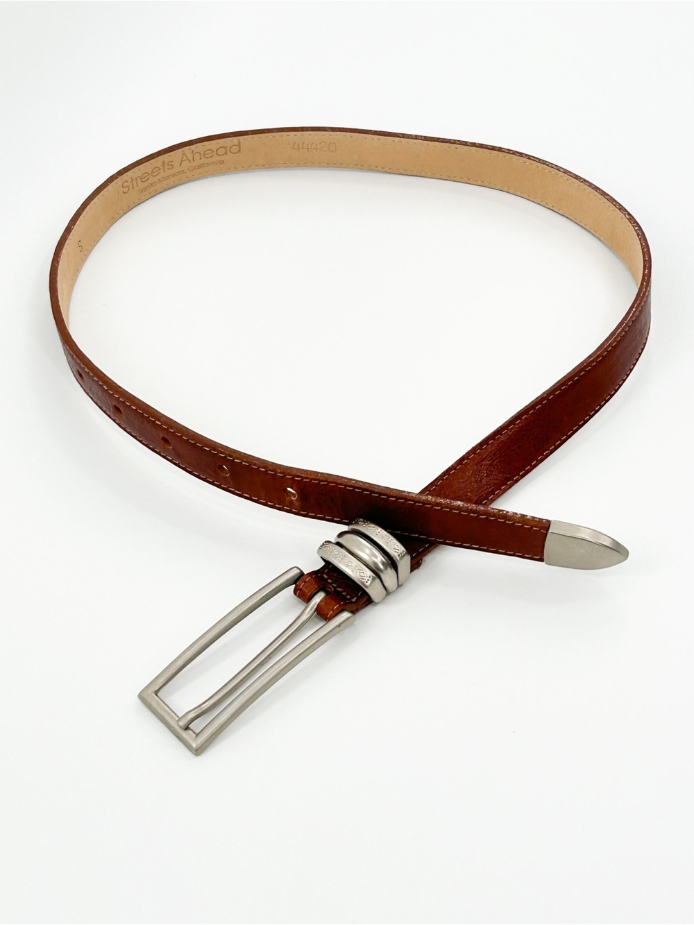 Streets Ahead Skinny Leather Belt Womens Small